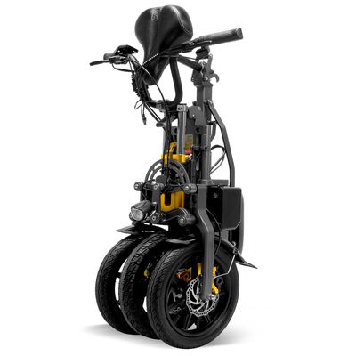 On sale Front 2 Wheels Motorized Foldable Electric Tricycle Bike