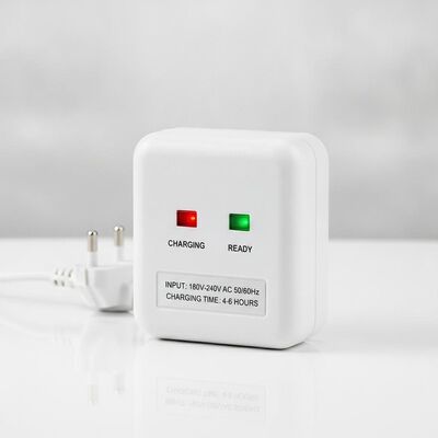 표준 배터리 충전기 LED 충전 상태 표시기, 4-6 시간 충전 시간 및 180V-240V AC 입력