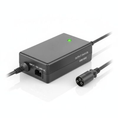 84W 최대 출력 전력 Ebike 배터리 충전기 (54.6V 2A 출력 및 100-240V AC 입력)